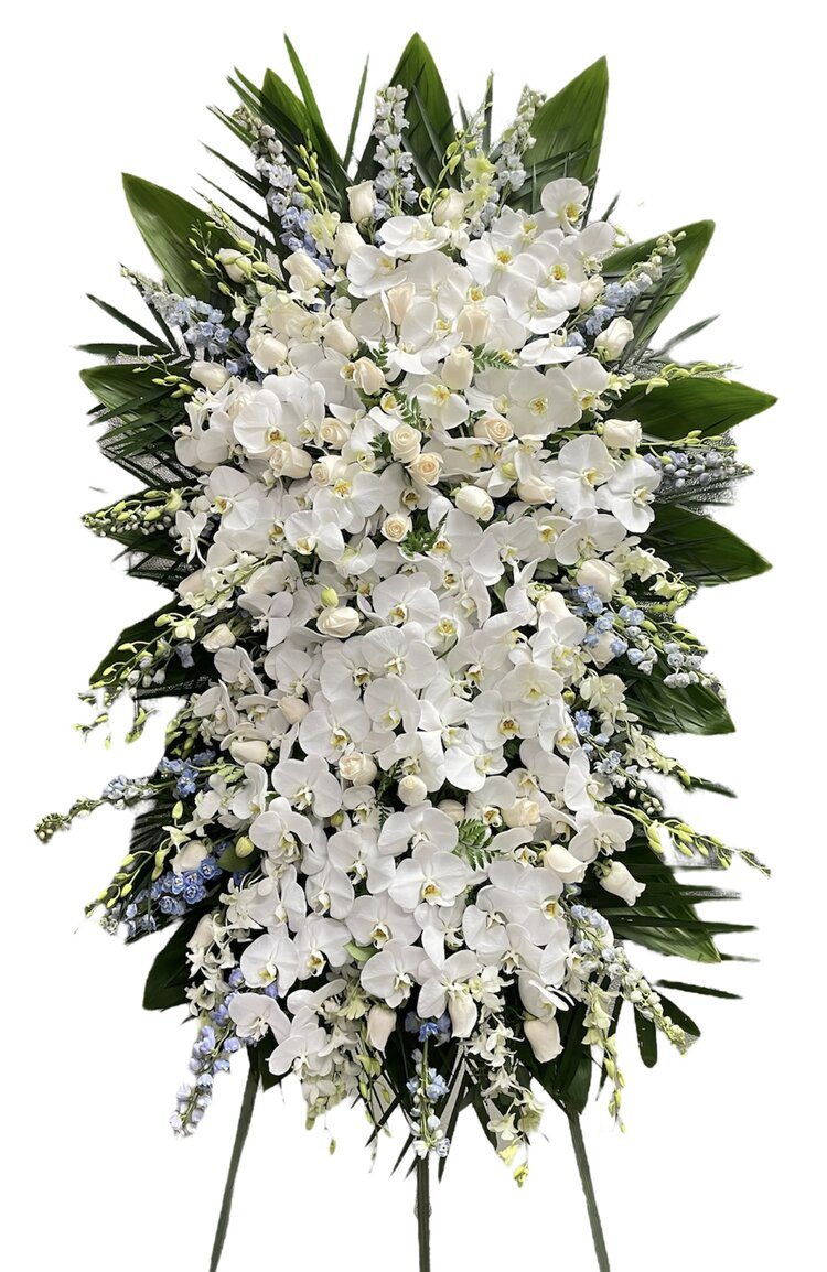 Exquisite orchid standing spray