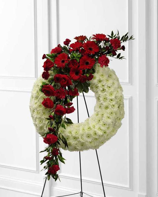 Scarlet Serenity Wreath