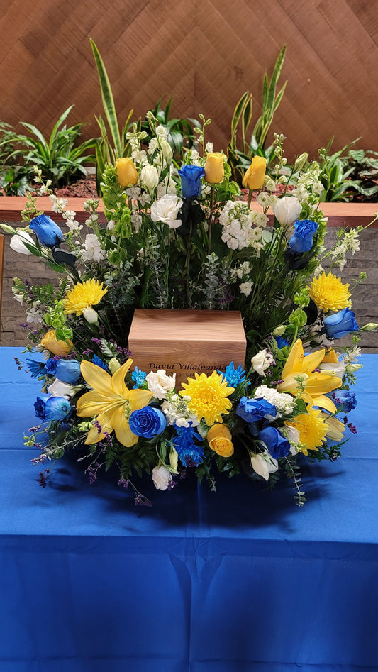 Memorial Urn Flower Arrangement