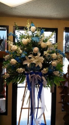 A Breathtaking Standing Flower Arrangement