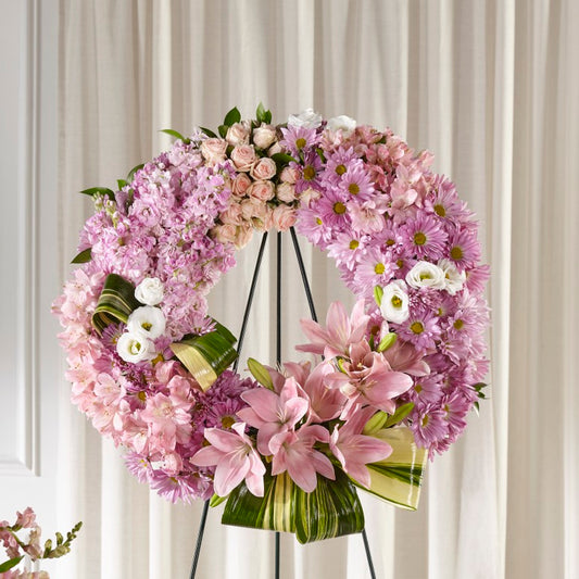 Amethyst Bloom Wreath