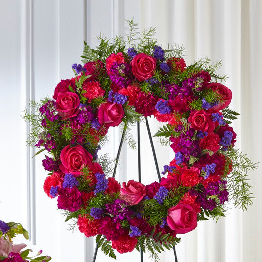 Violet Horizon Wreath