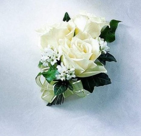 White Rose Corsage