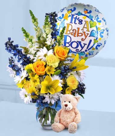 It's a boy bouquet